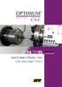 CNC 2014/2015 CATALOGO CATALOGUE MACCHINE UTENSILI CNC CNC MACHINE TOOLS