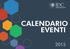 CALENDARIO EVENTI 2015