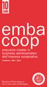 emba coop executive master in business administration dell impresa cooperativa Business Education at the University of Bologna