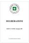 DELIBERAZIONI. SEDUTA N. 89 DEL 26 giugno 2007. A cura della Segreteria di Giunta