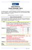 Guida operativa Conto Annuale 2014 GUIDA OPERATIVA. Conto Annuale 2014. (Circolare RGS n. 17 del 24/04/2015)