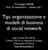 Tipi, organizzazione e modelli di business di social network