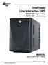 OnePower Line Interactive UPS A03-S1001 [1000VA/600W] A03-S1501 [1500VA/900W]