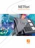 NETfon Bluelight series IP-Phone