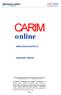 CARIM. online. www.bancacarim.it. manuale utente