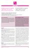 e&p anno 31 (2-3) marzo-giugno 2007 101 ARTICOLI Neonatal mortality in Campania region: analysis of causes of death by current data