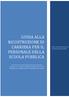 GUIDA ALLA RICOSTRUZIONE DI CARRIERA PER IL PERSONALE DELLA SCUOLA PUBBLICA