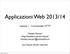 Applicazioni Web 2013/14