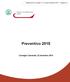 Deliberazione di Consiglio n. 10 in data 22 dicembre 2014 - Allegato (A) Preventivo 2015