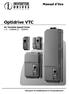 Manual d Uso. Optidrive VTC. AC Variable Speed Drive 1.5 160kW (2 250HP) Istruzioni di Installazione e Funzionamento