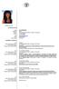 CURRICULUM VITAE. Informazioni personali i