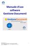 Manuale d uso software Gestione Documenti