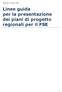 Versione 31 marzo 2014. Linee guida per la presentazione dei piani di progetto regionali per il FSE