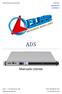 ADS ASI Distributor & ASI Switch 16/07/2013 www.elber.com elber@elber.it ADS. Manuale Utente