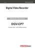 marzo 2008 Manuale Operativo DGV-CP7 4 Canali video - porta USB per backup PROTEXitalia