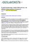 E-mail monitoring e tutela della privacy: un difficile bilanciamento di interessi 24 Aprile 2015 Federico Torzo, Elisabetta Rebagliati Privacy