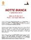 NOTTE BIANCA 7 settembre 2013