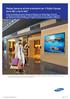 Display Samsung ad alte prestazioni per il Digital Signage Serie MEC e Serie MDC 1