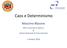 Caos e Determinismo. Massimo Blasone. 7 ottobre 2010. DMI, Università di Salerno & Istituto Nazionale di Fisica Nucleare