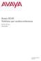 Avaya B149 Telefono per audioconferenza. Guida all uso ITALIANO