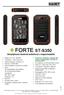 FORTE ST-S350. Smartphone Android antishock e impermeabile