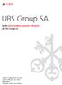 UBS Group SA. a b. Invito all Assemblea generale ordinaria di UBS Group SA