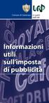 Comune di Castenaso dell URP. Informazioni utili sull imposta di pubblicità