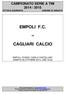 EMPOLI F.C. CAGLIARI CALCIO