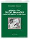 Il MANUALE DEL CREDIT MANAGER 2013