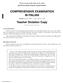 COMPREHENSIVE EXAMINATION IN ITALIAN. Teacher Dictation Copy