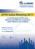 EFPA Italia Meeting 2011