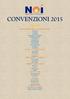 CONVENZIONI 2015 INDICE: