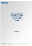 RELAZIONE FINANZIARIA ANNUALE 2014 IAS/IFRS