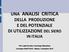 UNA ANALISI CRITICA DELLA PRODUZIONE E DEL POTENZIALE DI UTILIZZAZIONE DEL SIERO IN ITALIA. Pier Luigi Vecchia, Tecnologo Alimentare