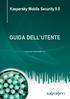 Kaspersky Mobile Security 9.0 GUIDA DELL UTENTE