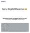 Documento creato da Sony Digital Cinema per ANEC (Associazione Nazionale Esercenti Cinema) ASSOCIAZIONE NAZIONALE ESERCENTI CINEMA