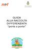 Comune di Tavagnacco Assessorato all Ambiente. GUiDa alla raccolta DifferenziaTa porta a porta