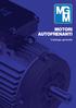 MOTORI AUTOFRENANTI ISO 9001: 2000. Sistema Qualità Aziendale Certificato
