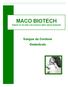 MACO BIOTECH. Sistemi di raccolta e lavorazione delle cellule staminali. Sangue da Cordone Ombelicale