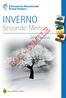 INVERNO. Secondo Menu. 2000 calorie