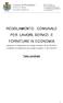 REGOLAMENTO COMUNALE PER LAVORI, SERVIZI E FORNITURE IN ECONOMIA