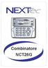 NEXTtec NCT26G 10:00 01/01/14. mem. gsm pstn 2 ABC 3 DEF DEL 6 MNO 4 GHI 5 JKL 7PQRS 9WXYZ 8 TUV * + # P. Combinatore NCT26G