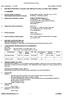 Scheda di dati di sicurezza. Data di compilazione: 15/11/1999 Data di Stampa: 01/02/2009