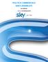 POLITICA COMMERCIALE BAR E ASSIMILATI SKY SERVICE