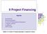 Il Project Financing