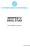 MANIFESTO DEGLI STUDI