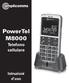 PowerTel M8000. Telefono cellulare. Istruzioni d uso