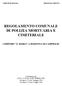 REGOLAMENTO COMUNALE DI POLIZIA MORTUARIA E CIMITERIALE CIMITERO S. MARIA A MADONNA DI CAMPIGLIO