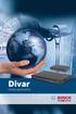 Divar. Guida applicativa. Divar application guide