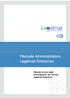 Manuale Amministratore Legalmail Enterprise. Manuale ad uso degli Amministratori del Servizio Legalmail Enterprise